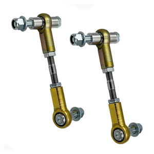 Set of adjustable rear sway bar links for BMW F80 M3, F82 M4, F87 M2. Made in USA by AKG Motorsport.