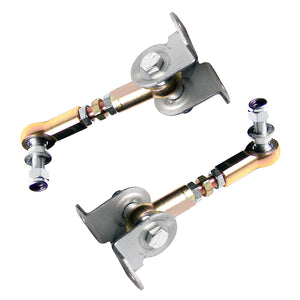 Set of adjustable rear sway bar links for BMW E46, Z4. Made in USA by AKG Motorsport. 