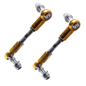 Set of adjustable rear sway bar links for BMW F30, F32, F22. Made in USA by AKG Motorsport. 