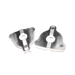 Set of 13mm aluminum bump steer strut spacers for BMW E10 2002. Made in USA by AKG Motorsport.