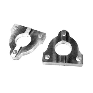 Set of aluminum bump steer strut spacers for BMW E12, E24. Made in USA by AKG Motorsport.