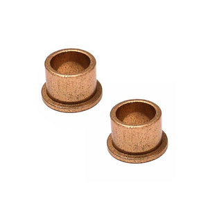 Set of gold bronze clutch pedal bushings for BMW E30, E36, E46, E82, E90, E92, E39, Z3, Z4. Made in USA by AKG Motorsport.