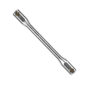 An aluminum Double Shear Selector Rod (DSSR) for BMW E30 M3. Made in USA by AKG Motorsport.
