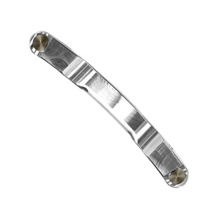 An aluminum Double Shear Selector Rod (DSSR) for BMW E46 M3. Made in USA by AKG Motorsport.