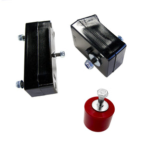 Polyurethane motor & trans mount kit (race) for BMW E10 2002. Made in USA by AKG Motorsport.