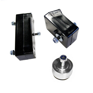 Polyurethane motor & trans mount kit (street) for BMW E10 2002. Made in USA by AKG Motorsport.