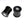 Set of black poly 95A rear subframe bushings for BMW E10 2002. Made in USA by AKG Motorsport. 