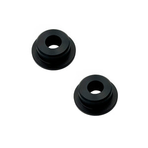 Set of black Delrin shifter bushings for BMW E10 2002. Made in USA by AKG Motorsport.