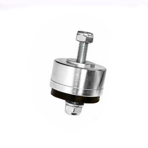 A heavy duty OEM trans mount with aluminum cup reinforcer for BMW E21, E10 2002. 