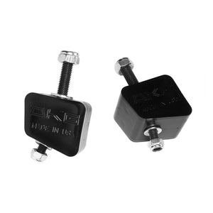 Set of black polyurethane trans mounts for BMW E30 M3. Made in USA by AKG Motorsport. 