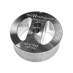 Adjustable aluminum diff mount bushing for BMW E30. Made in USA by AKG Motorsport.