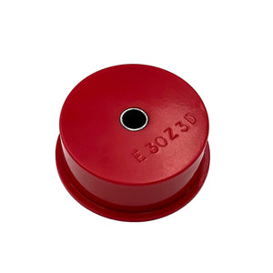 Red polyurethane 75D diff bushing for BMW E30, Z3, 318ti. Made in USA by AKG Motorsport.