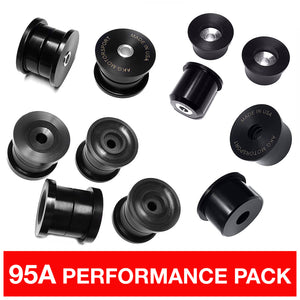 BMW E36 complete suspension bushing kit in 95A polyurethane for street. Made in USA by AKG Motorsport.