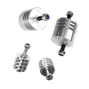 Set of aluminum motor & trans mounts (kit) for BMW E36, E46, Z3, Z4. Made in USA by AKG Motorsport.