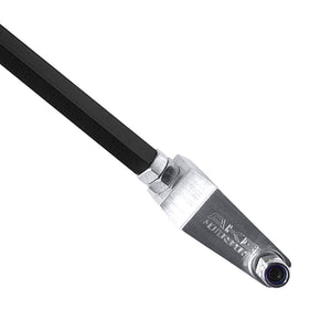 Close up of adjustable aluminum rear control camber arms for BMW E36 E46 Z4. Made in USA by AKG Motorsport. 