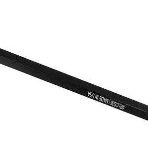 Close up of adjustable aluminum rear control camber arms for BMW E36 E46 Z4. Made in USA by AKG Motorsport. 