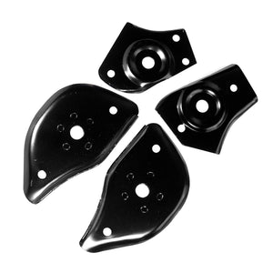 Set of OE Genuine BMW rear subframe reinforcements for BMW E36. 