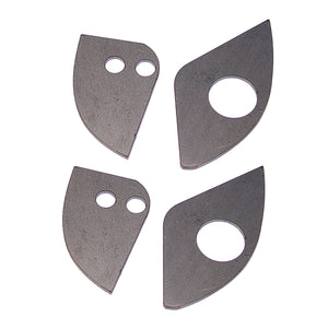 Set of front subframe engine mount reinforcements for BMW E46, Z4. Made in USA by AKG Motorsport.