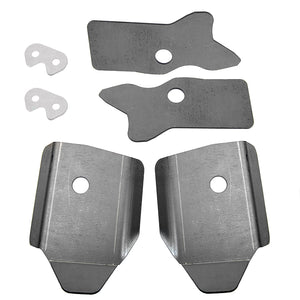 Set of rear subframe reinforcements for BMW E46. Made in USA by AKG Motorsport.