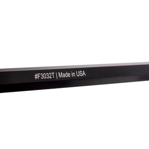 Close up of adjustable aluminum rear toe arms lower for BMW F30 F32 F22. Made in USA by AKG Motorsport.