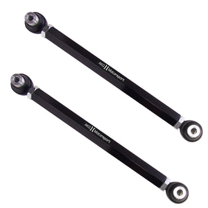 Set of adjustable aluminum rear toe arms lower for BMW F80 F82 F87. Made in USA by AKG Motorsport. 