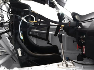A picture of the original chassis mount shifter for BMW. Made by AKG Motorsport.